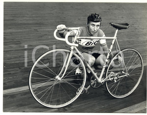 1967 MILANO Velodromo VIGORELLI - Jacques ANQUETIL durante le prove *Foto 24x18
