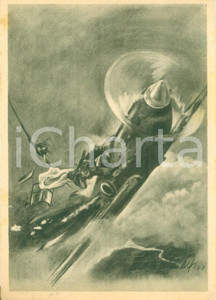 Cartolina originale da collezione 1941 PROPAGANDA DI GUERRA WW2 Spitfire abbattuto da ME 109 tedesco *Cartolina 1 Cartolina originale da collezione 1941 PROPAGANDA DI GUERRA WW2 Spitfire abbattuto da ME 109 tedesco *Cartolina 1