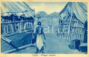 Cartolina originale da collezione 1936 ERITREA AFRICA ORIENTALE ITALIANA Villaggio indigeno *Cartolina ANIMATA VG 1 Cartolina originale da collezione 1936 ERITREA AFRICA ORIENTALE ITALIANA Villaggio indigeno *Cartolina ANIMATA VG 1