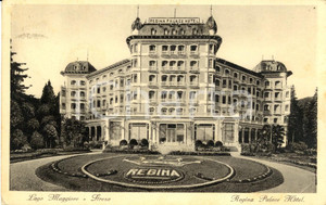 Cartolina originale da collezione 1935 STRESA VB Lago MAGGIORE Veduta del Palace Hotel REGINA Cartolina FP VG 1