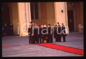 Fotografia d epoca originale 35mm vintage slide 1989 ROMA QUIRINALE Francesco COSSIGA Michail GORBACHEV 42 1