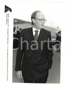 Fotografia d epoca originale 1996 ROMA Ritratto di Enrico MICHELI sottosegretario presidenza del Consiglio 1
