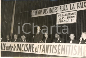 1953 PARIS Meeting L.I.C.A. - Joséphine BAKER contre le racisme - Photo 18x12