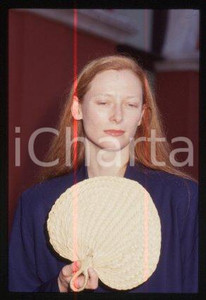35mm vintage slide* 1992 VENICE Film Festival British actress Tilda SWINTON (18)