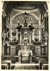 Cartolina originale da collezione 1941 BUSCA CN Altare Maggiore del convento dei cappuccini Cartolina FG VG 1