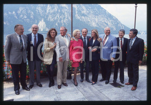 35mm vintage slide* 1992 CERNOBBIO Ernest BORGNINE  Karl MALDEN Janet LEIGH (3)