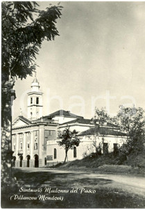 Cartolina originale da collezione 1959 VILLANOVA MONDOVI  CN Veduta del Santuario della MADONNA DEL PASCO FG VG 1