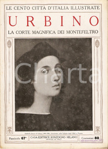 Giornale, rivista storica 1927 CENTO CITTA  D ITALIA  URBINO Corte dei Montefeltro Fascicolo 67 Rivista 1