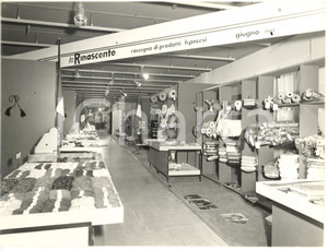 1961 GENOVA PICCAPIETRA Nuova sede RINASCENTE - Reparto tessili per la casa FOTO