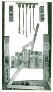 Fotografia d epoca originale 1987 SOULTZLESBAINS F ARTIGIANATO Laboratorio di un ebanista Fotografia 1