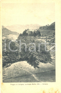 Cartolina originale da collezione 1921 ARDESIO BG Poggio di USTIGNO a BOTTO ALTO Cartolina FP VG 1