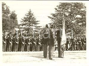 Fotografia d'epoca originale 1929 CITTA' VATICANO Guardia Palatina d'Onore - Saluto alla bandiera *Fotografia 1