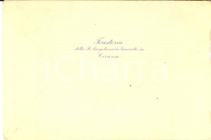 Materiale pubblicitario d’epoca 1940 ca WW2 TIRANA ALBANIA Foresteria della R. Luogotenenza Generale Busta 1