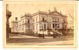 Fotografia d epoca originale 1880 ca SPA LIEGE Etablissement des Bains Photographie VINTAGE 11x16 cm 1