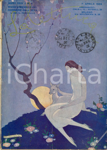 Giornale, rivista storica 1924 LA LETTURA Scenario inedito di Carlo GOLDONI ILLUSTRATA Anno XXIV n° 4 1