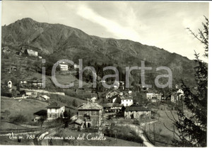 Cartolina originale da collezione 1960 VIU  TO Veduta VALLI DI LANZO dal CASTELLO Cartolina FG VG 1