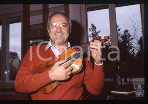 35mm vintage slide* 1990 ca ROMA MUSICA - Salvatore ACCARDO - Ritratto (4)