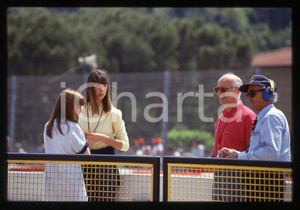 35mm vintage slide*1992 GP SAN MARINO Arrigo, Federica e Simona SACCHI Muretto 2