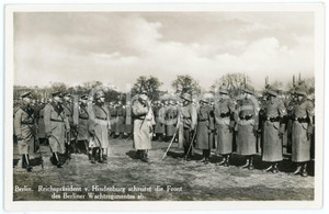 1930 ca BERLIN Reichsprasident v. HINDENBURG - Wachtregiment Berlin *Postcard  Cartolina postale d'epoca, non viaggiata. GOOD/buono  Formato: 14x9 cm originale e autentica 1 1930 ca BERLIN Reichsprasident v. HINDENBURG - Wachtregiment Berlin *Postcard  Cartolina postale d'epoca, non viaggiata. GOOD/buono  Formato: 14x9 cm originale e autentica 1