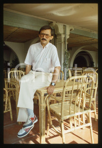 35mm vintage slide* 1985 LIDO DI VENEZIA Paco BETRIU Ritratto del regista 2