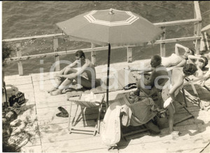 1957 ZOAGLI (GE) Principe Juan Carlos di Borbone in vacanza - Foto 18x13 cm