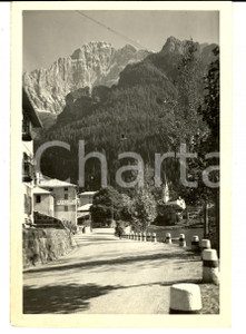 Cartolina originale da collezione 1950 ca ALLEGHE BL Veduta con il MONTE CIVETTA Cartolina postale FG NV 1