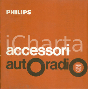 Materiale pubblicitario d’epoca 1967 AUTORADIO PHILIPS Listino prezzi degli accessori Catalogo 1