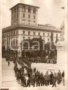Fotografia d epoca originale 1929 Roma EX COMBATTENTI Corteo Altare della Patria 1