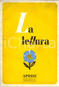 Giornale, rivista storica 1941 LA LETTURA I purosangue del cinema Rivista ILLUSTRATA Anno XLI n° 4 1
