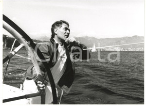 1990 ca GATORADE Giro del mondo in barca a vela - Giorgio FALCK al timone *Foto
