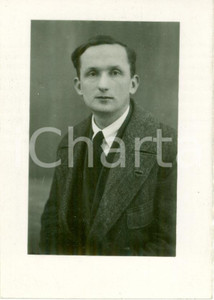 Fotografia d epoca originale 1935 ISCHIA NA Antonio COLUCCI venditore biglietti Lotteria TRIPOLI Foto 1