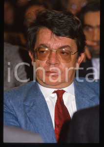 35mm vintage slide* 1990 ca ITALIA Daniele RAZZOLI Ritratto del giornalista (2)