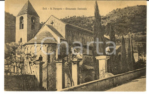 Cartolina originale da collezione 1923 NOLI SV Chiesa di SAN PARAGORIO Cartolina animata FP VG 1