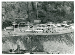 Fotografia d epoca originale 1976 COURMAYEUR AO Traforo del Monte Bianco  Foto 17x13 cm 1