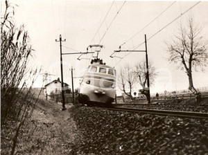 Fotografia d epoca originale 1970 ca FF.SS. Automotrice FIAT Y 0160 Collaudo Prototipo PENDOLINO Fotografia 1