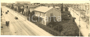 Fotografia d'epoca originale 1935 ca MONFALCONE (GO) Veduta CittÃ  giardino ANIMATA 1