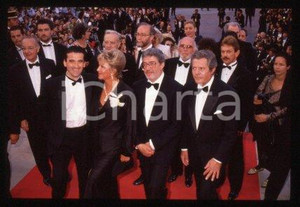 35mm vintage slide* 1989 CANNES Festival Marina VLADY Marcello Mastroianni (37)