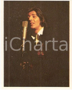 Oggetto da collezione cartaceo PANINI  CANTANTI 1972 Figurina Giorgio GABER n. 42 Grandi raccolte gioventÃ¹ 1