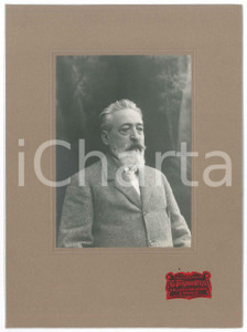 Fotografia d epoca originale 1910 ca BELLAGIO Ritratto maschile  Foto G. THANHOFFER 17x24 cm 1