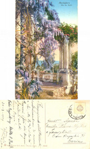 Autografo originale 1929 BORDIGHERA (IM) Via dei Colli *Autografi Carlo ROGGERO e Katie MUSY FP VG 1