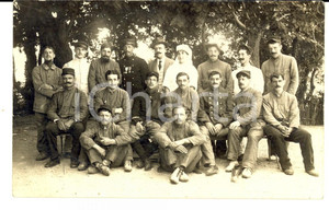 Fotografia d epoca originale 1915 ca WW1 MARSEILLE Feriti con infermiera all ospedale militare Foto GASPARI 1
