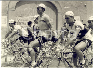 1957 CICLISMO GIRO D'ITALIA 14^ tappa - Louison BOBET e Raymond IMPANIS *Foto