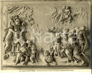 Fotografia d epoca originale 1930 ca FIRENZE Dintorni  Villa Reale di Castello  Primavera Foto ALINARI 1