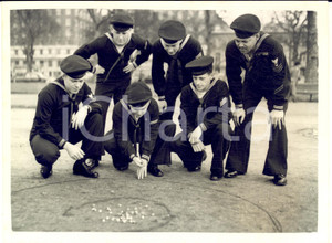 1953 LONDON Hyde Park - United States marble Team in training - Photo 20x15