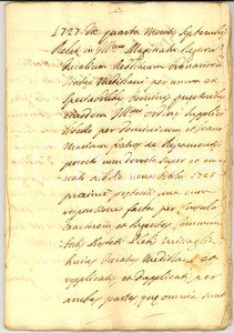 Documento originale, autentico 1727 MISSAGLIA (LC) Fratelli RIPAMONTI molestati da esattore BIFFI 52 pp. 1