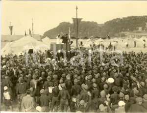 Fotografia d epoca originale 1930 ROMA Augusto TURATI al Campo DUX con figli Italiani all estero Foto 1