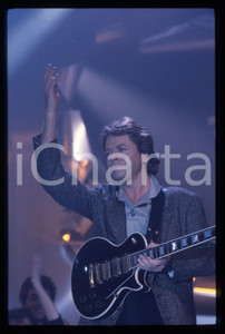 35mm vintage slide* 1982 RAI 1 DISCORING Robert PALMER Ritratto del cantante 4