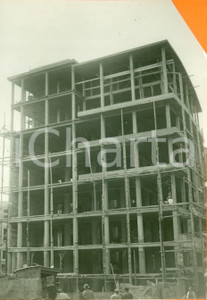 Fotografia d epoca originale 1933 ROMA Cantieri edilizi dei nuovi edifici in VIA REGINA ELENA Fotografia 1