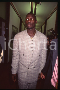 35mm vintage slide* 1995 MILAN George WEAH Conferenza stampa di presentazione 5
