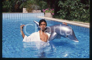 35mm vintage slide* 1987 ca MUSIC GEORGIO ALLENTINI African-American singer (53)